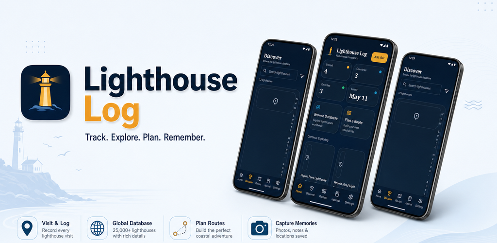 Lighthouse Log promotional banner